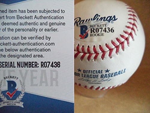 Colin Moran Pittsburgh Piratas Ano de estreia assinado M.L. Baseball Beckett R07436