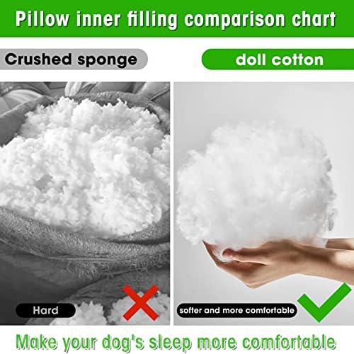 Sofá -cama de cachorro/gato tapete macio de pelúcia curta protetor para cachorro para cachorro com boneca algodão pescoço