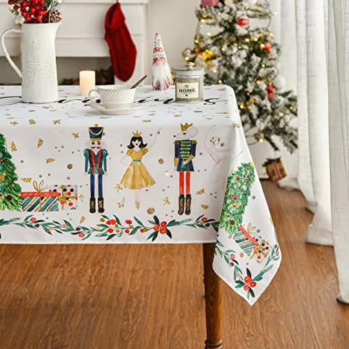 Horaldaily Christmas Towloth Retângulo de 60x84 polegadas, a tampa da mesa de férias de mesa de inverno de quebra