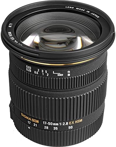 Sigma 17-50mm f/2.8 Ex DC OS OS HSM FLD LENS ZOOM PADRÃO DE ABERTA GRANDE para Nikon Câmera DSLR - Versão Internacional