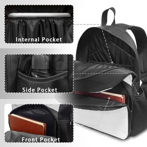 Backpack da Escola Britânica de British da Gongbawa 17 polegadas com bolsos de dois lados laptop rucksack College