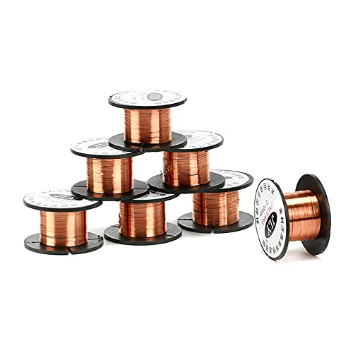 Fio de cobre de ímã de 11 métricos eletrônicos de 11 mm de 0,1 mm de arame de cobre esmaltado 0,1 mm para fabricar o motor de cobre do motor de eletromagnet