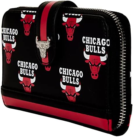 LoungeFly NBA: carteira de logotipo do Chicago Bulls