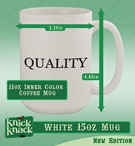Knick Knack Gifts Livro de Livro de Livro - Caneca de Café Branco de Cerâmica de 15 onças
