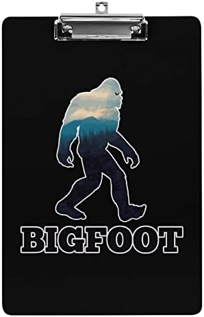 Placas de clipes de acrílico Bigfoot com clipe de metal 12,5 x 8,5 polegadas CLIP CLIP PROANTES PARA OSSEM