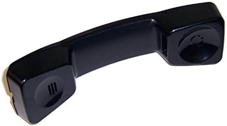 The Voip Lounge Black Handset com cordão encaracolado para a Avaya Partner Euro Series 1 Telefone 6 18 18D e 34D e Merlin Magix Series 4406D+ 4412D+ 4424D+ 4424LD+