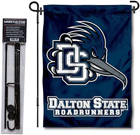 Dalton State Roadrunners Bandeira do jardim e suporte do suporte do suporte de bandeira