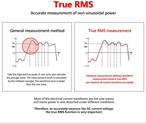 GTEST UT139E Multímetro digital industrial profissional, True RMS temperatura sonda LPF/LOZ Função/Teste de temperatura NCV