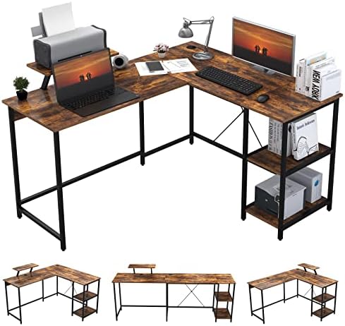 Desk -shape de 55 '' da mesa de mesa de mesa dupla de 55 '