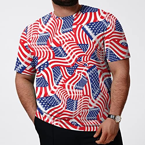 BMISEGM Camisas de natação de verão para homens Men Fashion Primavera Casual Casual Grande manga curta o pescoço impressa T camisa