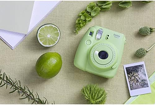 Fujifilm Instax Mini 9 Câmera instantânea - verde limão + Fujifilm Instax Mini Twin Pack Instant Film and Acessórios