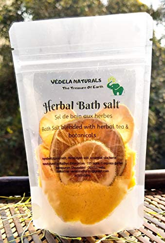 VÉDELA NATURALS-BATH SAL | Óleo de limão e tea árvore | Alivia dores e dor | 100grm