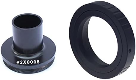 Kit de acessórios para microscópio para adultos T2 Adaptador de lentes de câmera de montagem T2 com 23,2 mm de laboratório de portas de olheepieces consumíveis