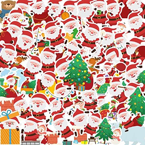 Cartoon Santa adesivo de adesivo Guitar Notebook Diy Sticker Decoration Sticker Books