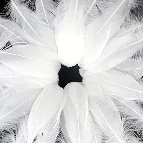 Zamihalaa 20/100pcs penas de penas de ganso fofo Plumas Diy Feathers para jóias que fazem decoração de hats Acessórios de