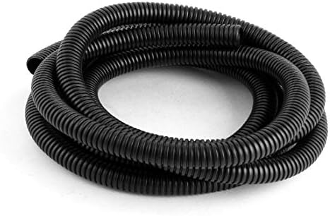 NOVO LON0167 ARIGO DE TUBO DE CONDUTO ESPANAL DE CONDUITO ESPIRAL PROTIVO 3,1m 10,2 pés 20mm od preto (Schutzschläuche aus gewelntem