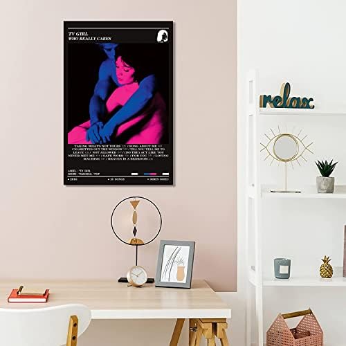 Poster Mtlive Girl, que realmente se importa, que realmente se importa com os pôsteres de capa do álbum Picture Print Print para a Decoração do quarto da sala 12 x 18 sem moldura