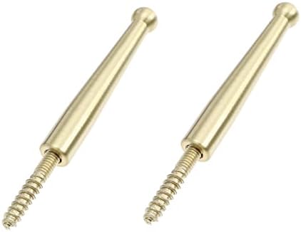 Yardwe 2pcs Brass Casaco gancho gancho de armazenamento ganchos de latão ganchos de serviço pesado