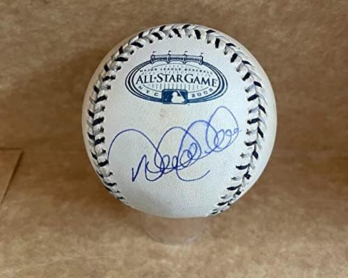 Derek Jeter New York Yankees assinou 2008 All Star Baseball Beckett Loa