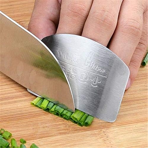 Acessórios de cozinha de 2pcs aço inoxidável de aço manual Protetor de faca cortada Ferramenta de cozinha de guarda