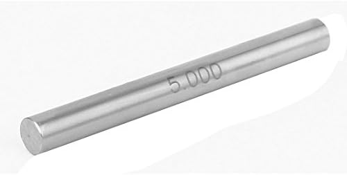 Aexit 5,00 mm de pinças de diâmetro +/- 0,001mm Tolerância GCR15 Cilíndrico Cinzen Pin Meditor