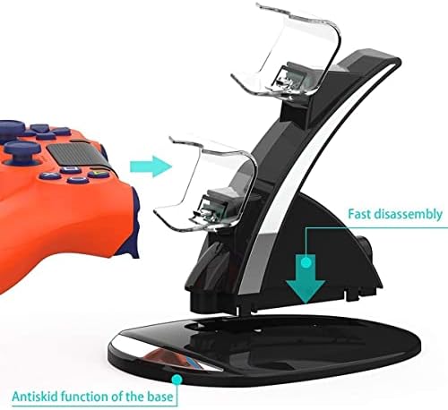 Carregador Latwne para o controlador de jogo Dual Charging Indicator Charging Station/Dock/Stand For/Slim/Pro gamepad