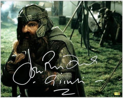 John Rhys-Davies autografou 8x10 Lord of the Rings Photo
