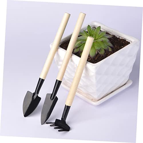 Yard We 3pcs Conjunto infantil Ferramentas para plantas internas de jardinagem infantil Crianças Mini Ferramentas de Flowerpot