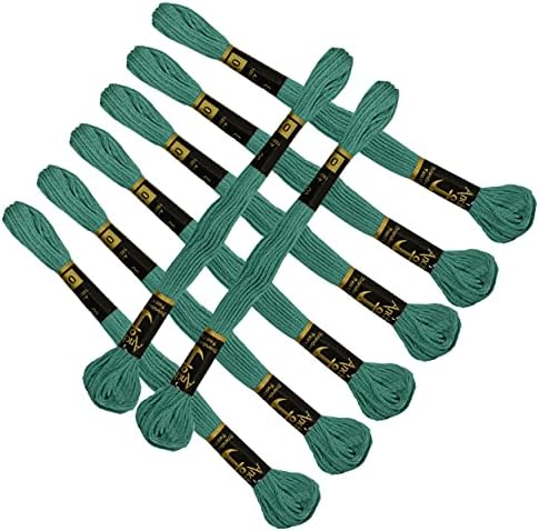 Way2 Anchor -Anchor Thread Thread Bordado Verde Bordado Crochê de Bordado, 25 PCs