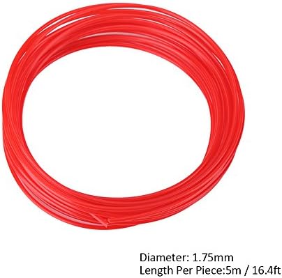 10 cores 1,75 mm Filamento da impressora 3D, filamento de segurança 3D de segurança PCL, filamento de alta precisão, cada cor