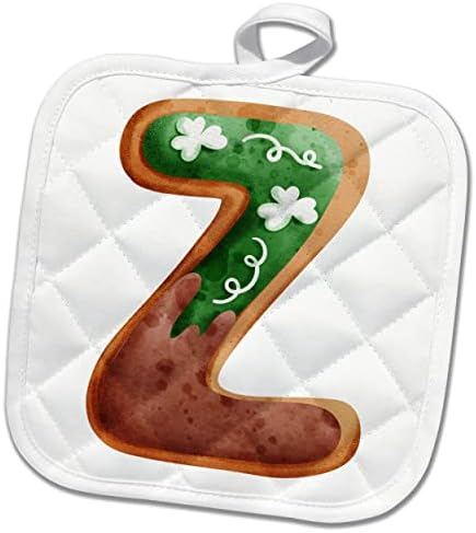 3drose fofo st patricks diurno imagem de biscoito monograma z - paneldolders