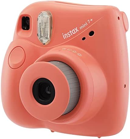 Fujifilm Instax Mini 7+ Câmera de filme instantânea + Fuji Instax Mini Film + Case + mais