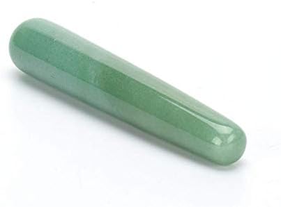 Varinha de massagem multicalor para terapia de acupuntura Ponto Stick Tratamento Gua Sha Raspagem Ferramenta de Raspa, Aventurina Verde