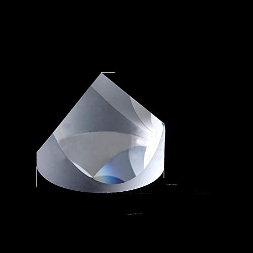 Pirâmide de vidro óptico prisma k9 12,7mmx10mm Física espectro de luz refator