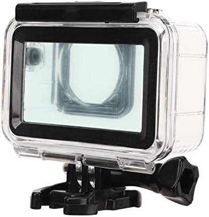 Câmera de mergulho Casca à prova d'água, câmera anti -neblina subaquática de capa à prova d'água de oxidação anodizada com vidro temperado tocável tocável para disparar