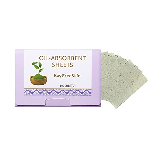 Naturals Green Tea Oil de controle de óleo de filme absorvendo lençóis para cuidados com a pele oleosa papel de pateta para remover o excesso de brilho de lavagem de face masculino