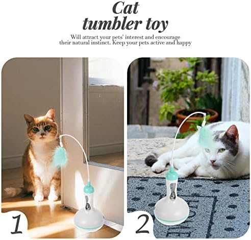 Patkaw Cat Toy Tumbler Tumbler Toy Toys Interactive Toys com Bell Pet Toys Toys Alimentador Motivo de Tumbler Torreiros de