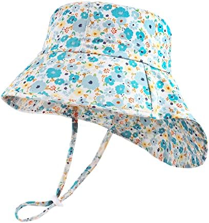 Fynnsure Criança Sun Hat UPF 50+ Baby Sun Hat para meninos Meninas FLAP FLAP Infant Summer Hat Kids Sun Protection Bucket Hat