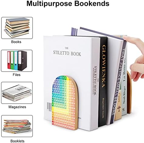 Livro quadrado de multiplicação termina para as prateleiras do livro de livros de madeira do livro de livros para a biblioteca de estudos de escritório escolar decoração