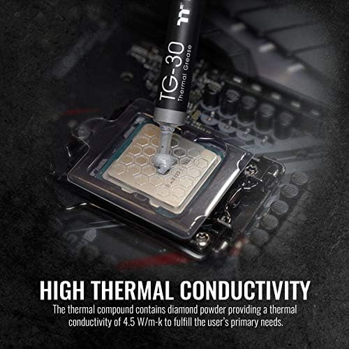 Thermaltake TG-30 Premium CPU/GPU composto térmico do dissipador de calor | 4g | CL-O023-GROSGM-A