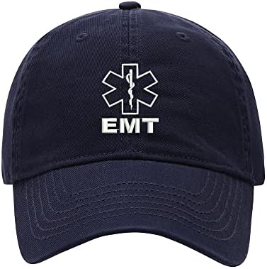 L8502-LXYB Baseball Men Men EMT-911 Bordado Capt de Hat de Cotton Bordado