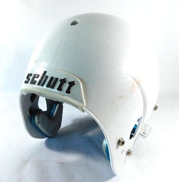 2019 University of Miami usou o capacete Schutt Air XP Pro Football - Capacetes NFL não assinados NFL usados