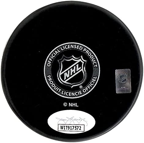 Ondrej Palat Autograph assinado Puck Tampa Bay Lightning JSA Testemunha