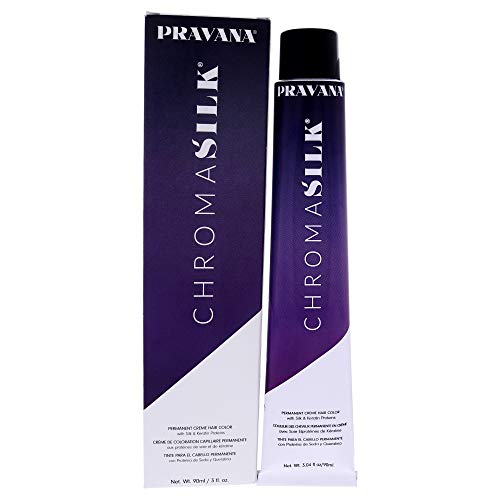 Pravana Chromasilk Creme Hair Color - 4,52 mogno bege marrom unissex cor de cabelo 3 oz i0105042