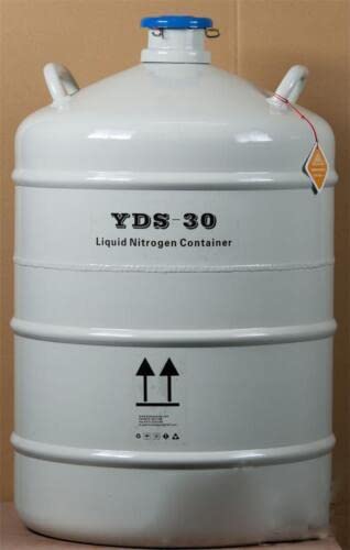 30l Tanque LN2 de nitrogênio líquido de contêiner criogênico com manga protetora
