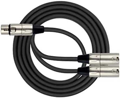 Kirlin Cable Y-303-06-6 pés-XLR fêmea a dupla xlr masculino y-cabo