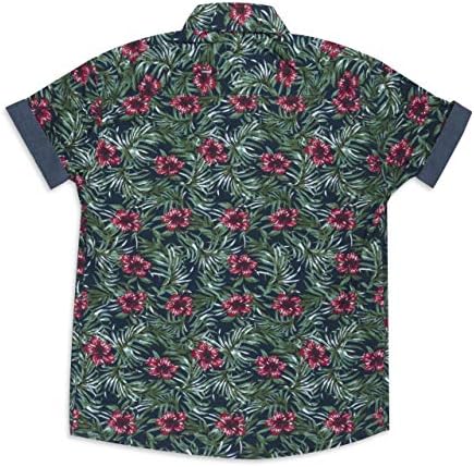 Artesanato + Fluxo Camisa de botão para meninos para meninos