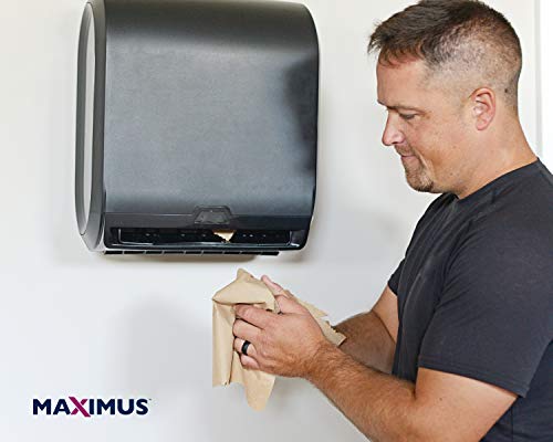 Maximus x1112 de alta capacidade de 10 toalhas de rolagem reciclada premium toalhas comerciais para escritório, restaurante, educação e instalações de saúde