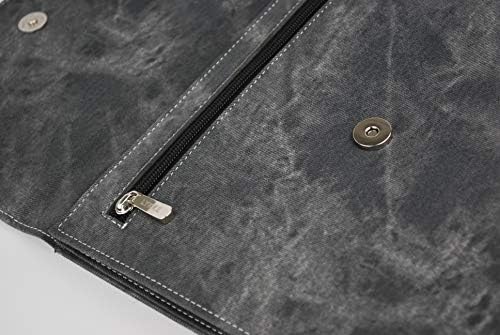 Lykke Long Driftwood Intercambieable Gift Set em uma bolsa de jeans cinza