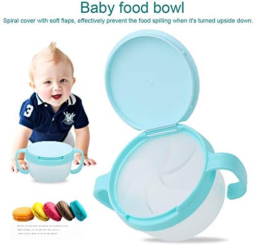 EECOO Snack Cup com alça dupla para crianças, Snack Catcher Lid Snack Contêiner para criança e bebê, Biscoitos portáteis